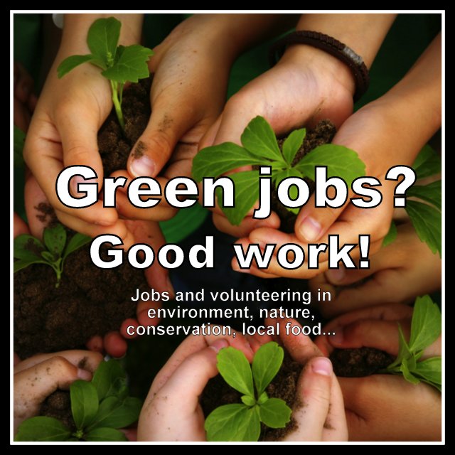 Work for a greener world: jobs in environment, nature, sustainability, across Canada and beyond.
